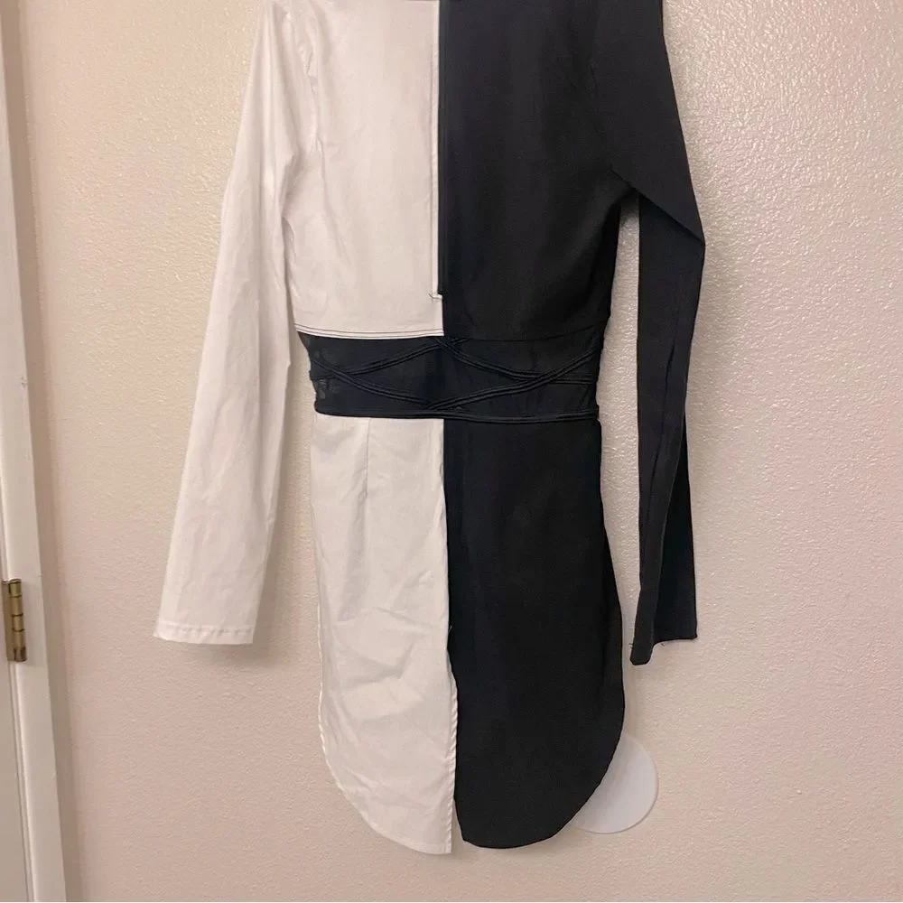 Weissman dance costume white black ring master tux Ring-A-Ding-Ding 14573 SA